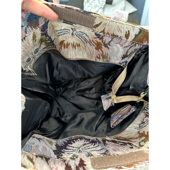 Show Me Your Kitties Cat Lady Brocade Large Tote Bag Cool Funny - Picture 6 of 10